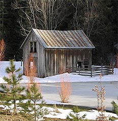 Snowfall in Eastern Washington